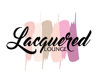 Lacquered Lounge logo design by AamirKhan