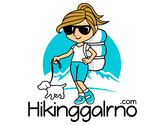 Hikinggalrno,com (Hiking Gal Reno) logo design by haze