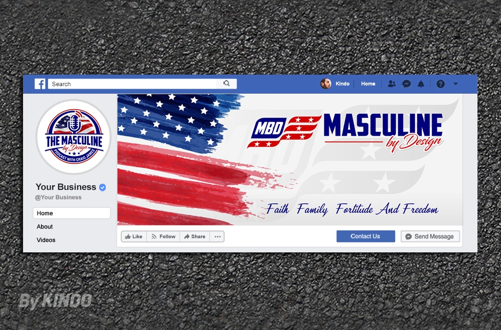 Masculine By Design logo design by Kindo