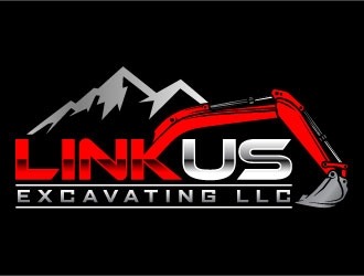Linkus Excavating LLC  logo design by daywalker