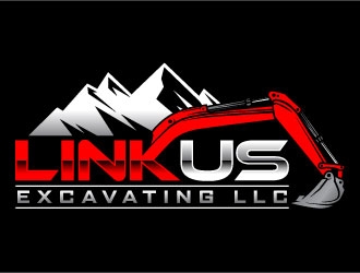 Linkus Excavating LLC  logo design by daywalker