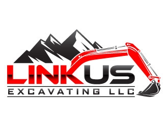 Linkus Excavating LLC  logo design by daywalker