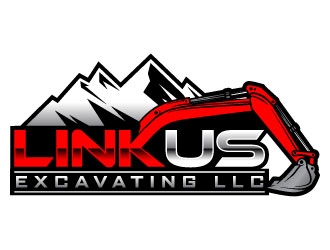 Linkus Excavating LLC  logo design by daywalker