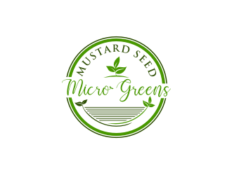Mustard Seed Micro Greens logo design by sodimejo