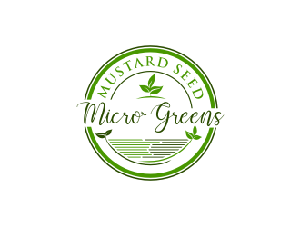 Mustard Seed Micro Greens logo design by sodimejo