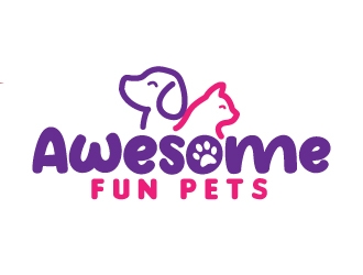 Awesome Fun Pets logo design by jaize