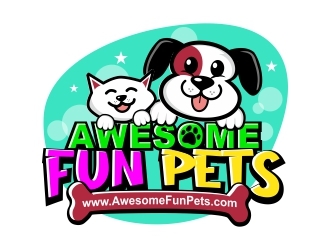 Awesome Fun Pets logo design by ruki