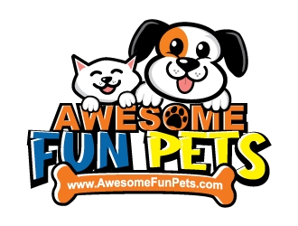 Awesome Fun Pets logo design by ruki