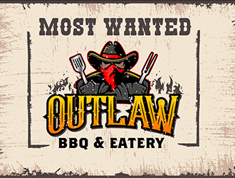 Outlaw BBQ & Eatery logo design by scriotx