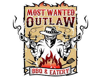 Outlaw BBQ & Eatery logo design by haze