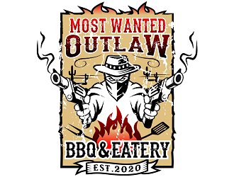 Outlaw BBQ & Eatery logo design by haze