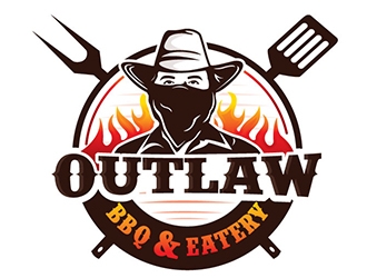 Outlaw BBQ & Eatery logo design by gogo