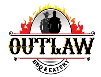 Outlaw BBQ & Eatery logo design by gogo