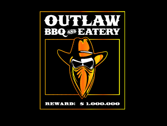 Outlaw BBQ & Eatery logo design by Ultimatum