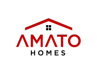 Amato Homes logo design by fortunato