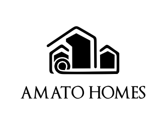 Amato Homes logo design by JessicaLopes
