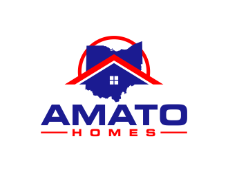 Amato Homes logo design by ekitessar