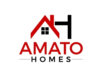 Amato Homes logo design by J0s3Ph