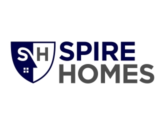 Spire Homes logo design by FriZign
