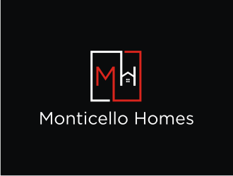 Monticello Homes logo design by Sheilla
