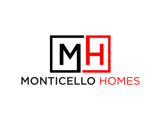 Monticello Homes logo design by Franky.