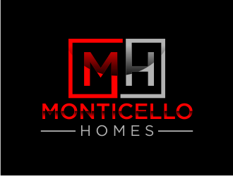 Monticello Homes logo design by Franky.