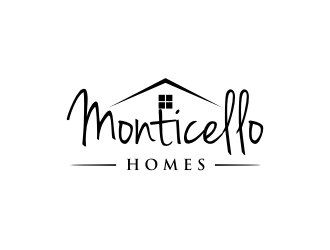 Monticello Homes logo design by menanagan