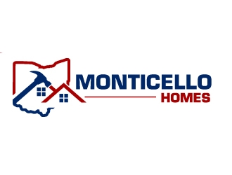 Monticello Homes logo design by jaize