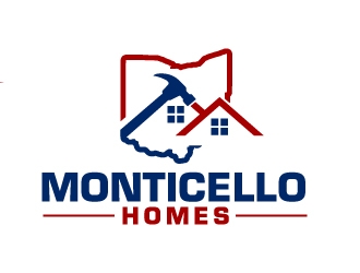 Monticello Homes logo design by jaize