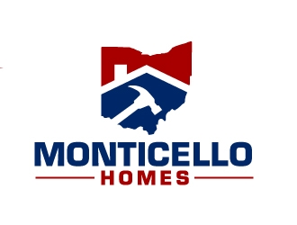 Monticello Homes logo design by jaize