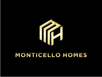 Monticello Homes logo design by Kraken