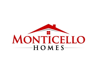 Monticello Homes logo design by J0s3Ph