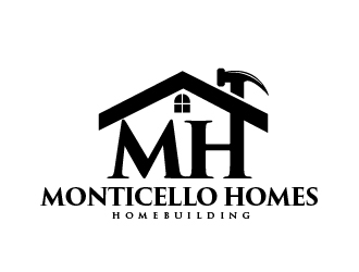 Monticello Homes logo design by art-design