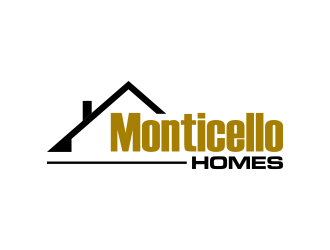 Monticello Homes logo design by ingepro