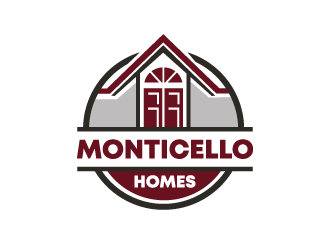 Monticello Homes logo design by cube_man