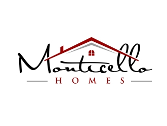 Monticello Homes logo design by aura
