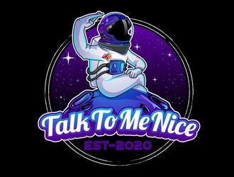 Talk To Me Nice logo design by DreamLogoDesign