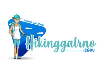 Hikinggalrno,com (Hiking Gal Reno) logo design by LogoInvent