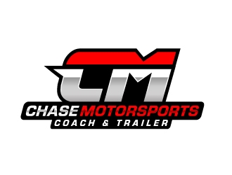 Chase Motorsports Coach & Trailer logo design by nexgen