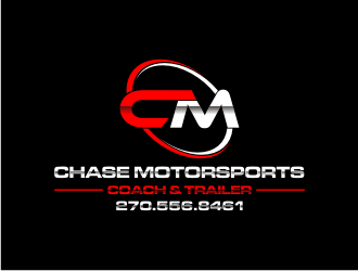 Chase Motorsports Coach & Trailer logo design by Franky.