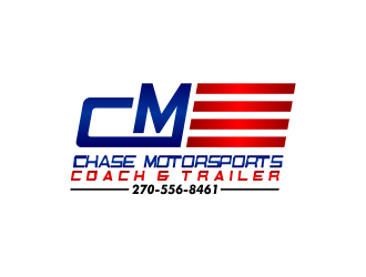 Chase Motorsports Coach & Trailer logo design by monster96