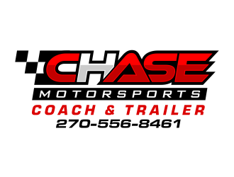 Chase Motorsports Coach & Trailer logo design by ingepro