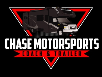 Chase Motorsports Coach & Trailer logo design by AamirKhan