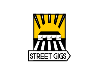 Street Gigs logo design by monster96