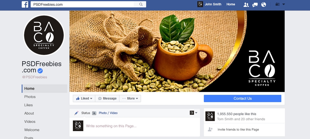 BA.CO Specialty Coffee logo design by Gelotine