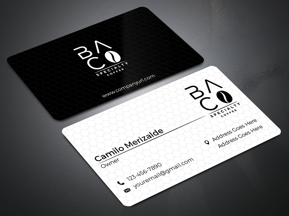 BA.CO Specialty Coffee logo design by Gelotine