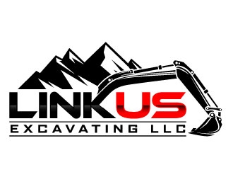 Linkus Excavating LLC  logo design by daywalker