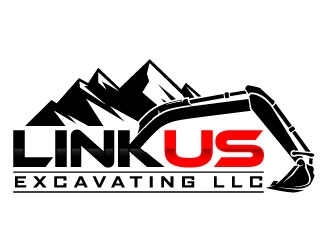 Linkus Excavating LLC  logo design by daywalker