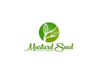 Mustard Seed Micro Greens logo design by N3V4