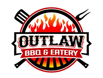Outlaw BBQ & Eatery logo design by jaize